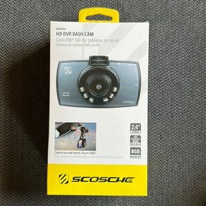 Scosche HD Digital Video Dash Camera DDVR28G. New, sealed box.